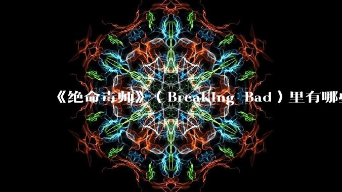 《绝命毒师》（Breaking Bad）里有哪些硬伤？