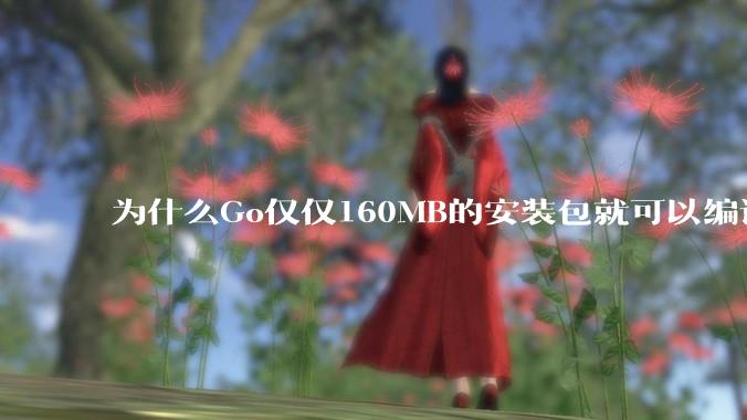 为什么Go仅仅160MB的安装包就可以编译程序，而Rust却还需要几个GB的VC++才能编译？