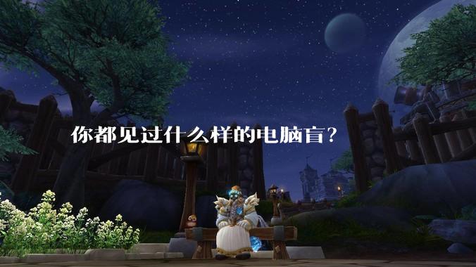 你都见过什么样的电脑盲？