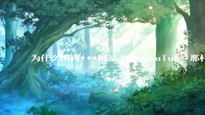 为什么国内***网站不像 YouTube 那样推荐旧***？