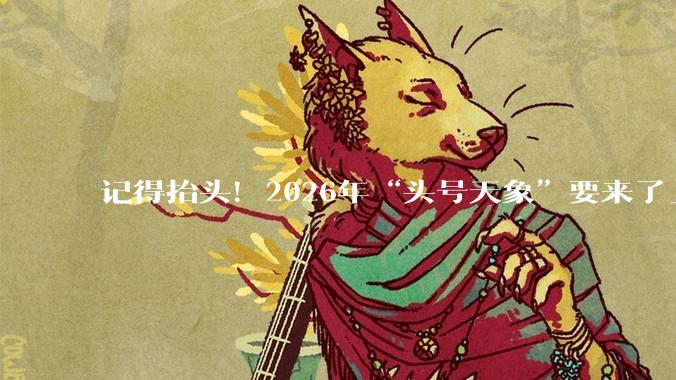 记得抬头！2026年“头号天象”要来了_月全食_月亮_我国