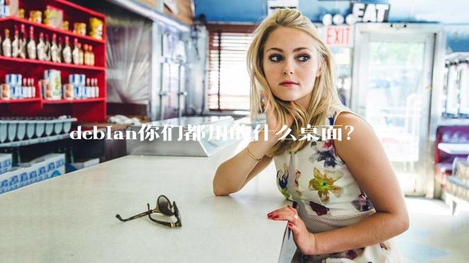 debian你们都用的什么桌面？