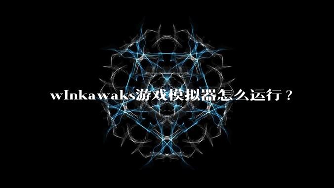 winkawaks游戏模拟器怎么运行?